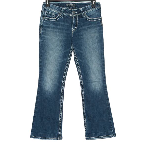 Silver Jeans Suki Bootcut Y2K Retro Western Casual Minimalist Classic Blue 29 - Picture 1 of 7